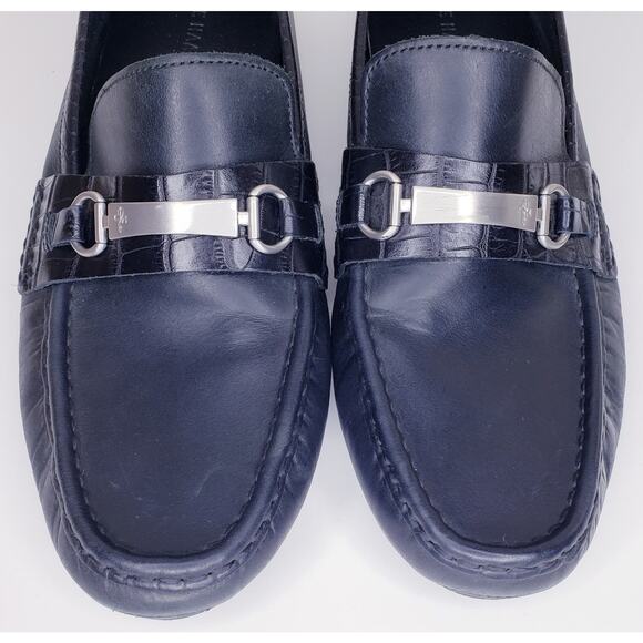 COLE HAAN Somerset Link Bit Loafers Black Leather Driving Shoes Men\'s Size 12M main image 10